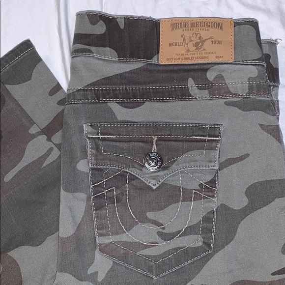 True Religion Camo Skinny Jeans - Picture 2 of 3
